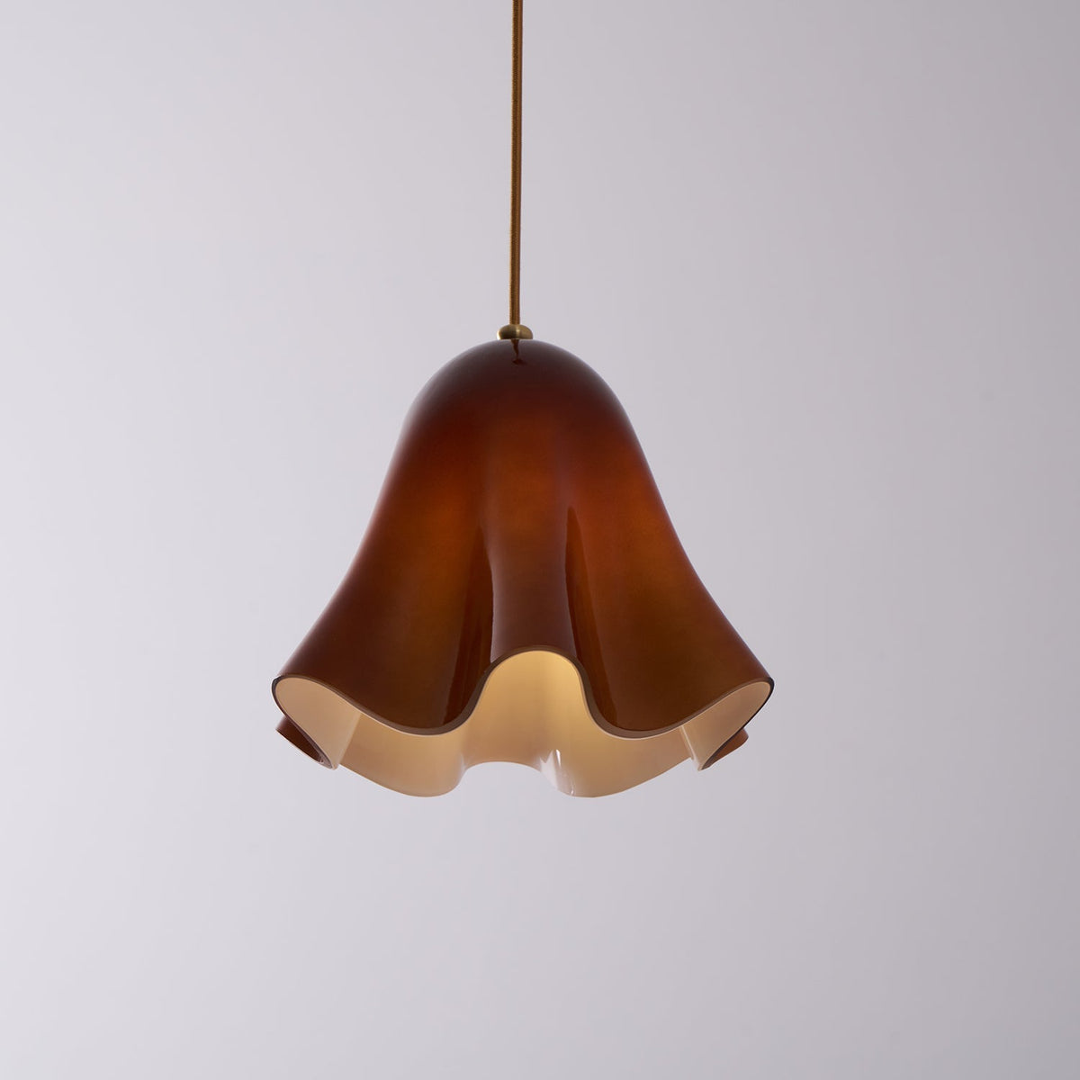 Lampa wisząca kwiatowa Kornna