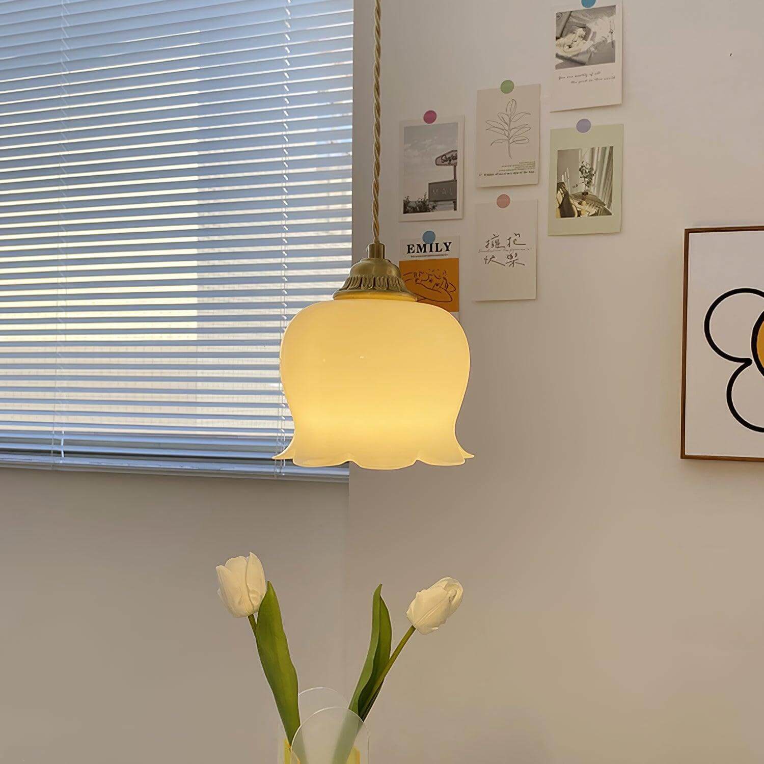 Lampa wisząca kwiatowa Serowmir