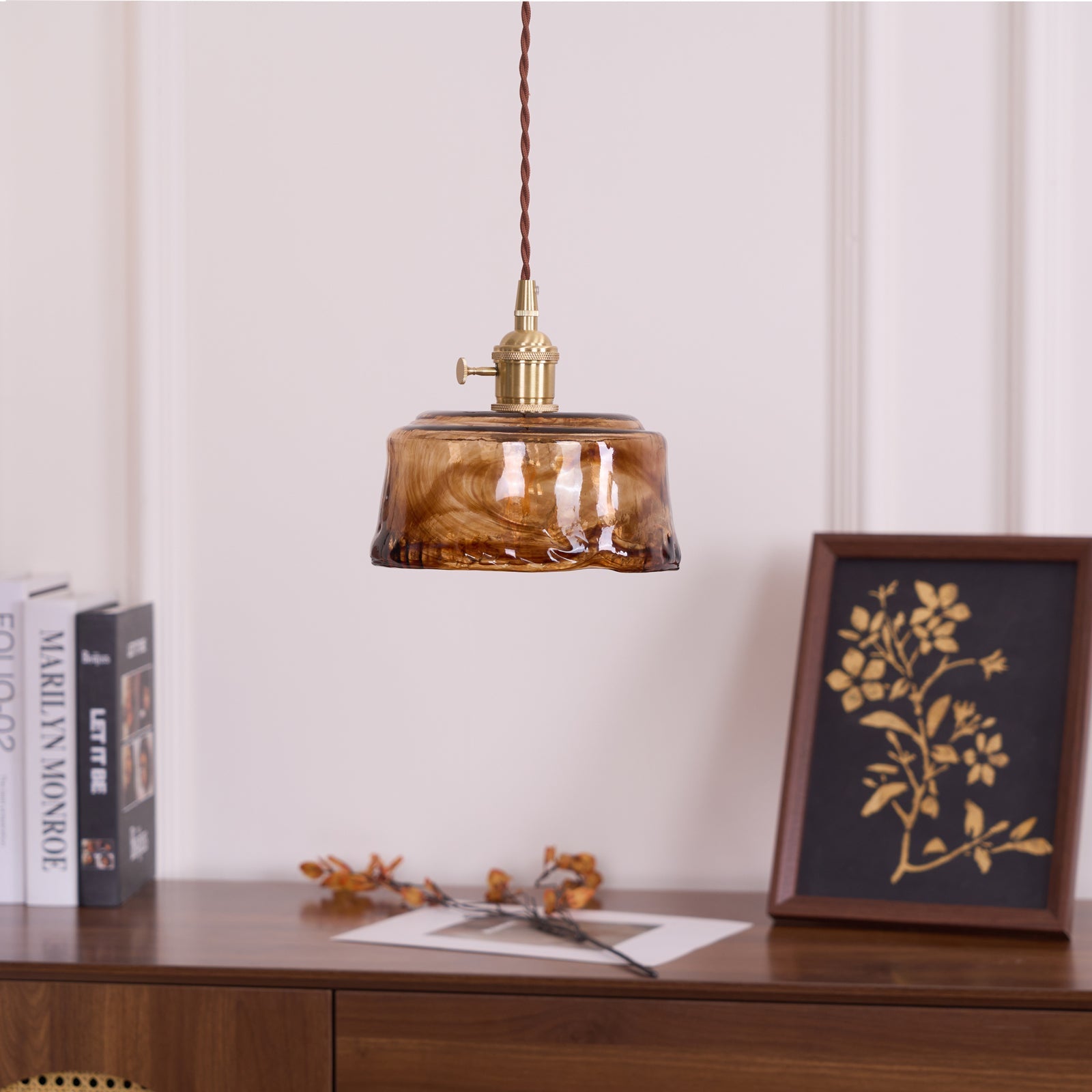 Lampa wisząca vintage Wikevol