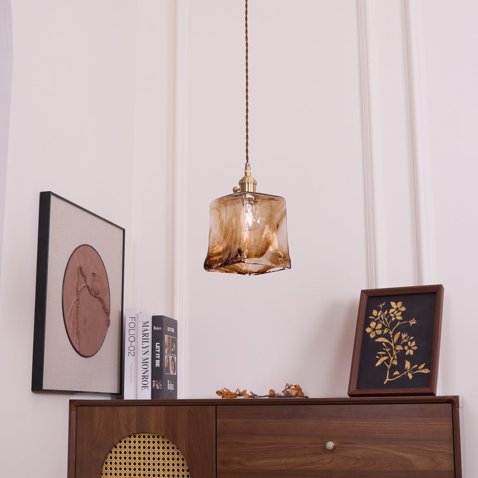 Lampa wisząca vintage Wikevol