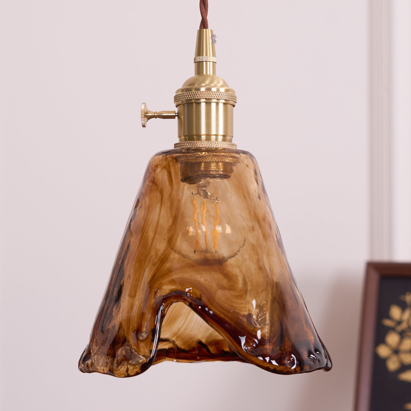 Lampa wisząca vintage Wikevol