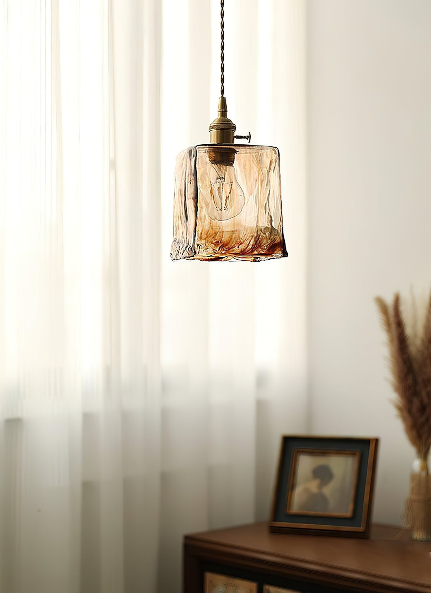 Lampa wisząca vintage Wikevol