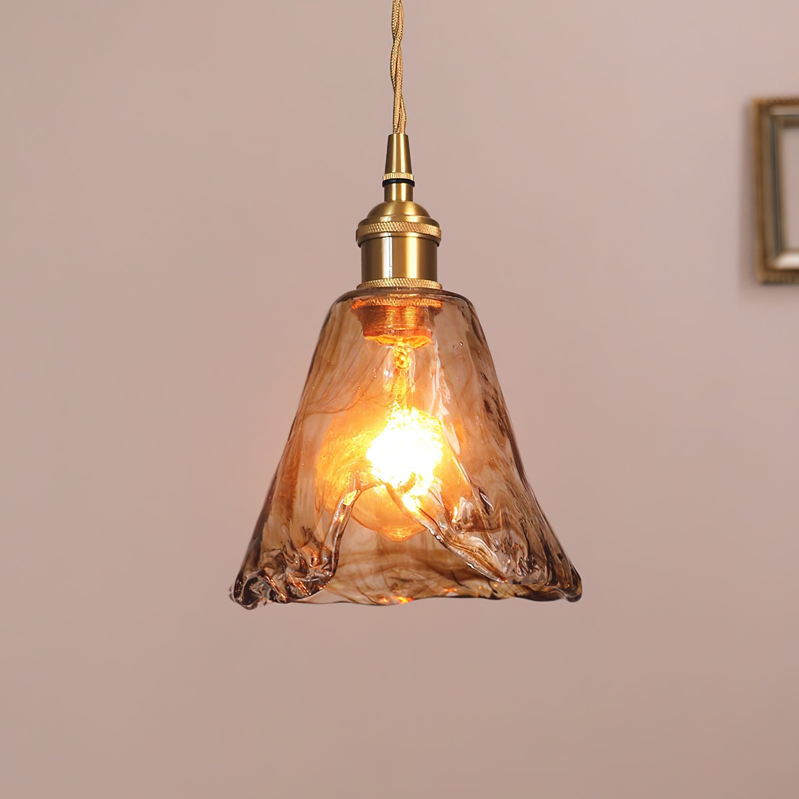 Lampa wisząca vintage Wikevol