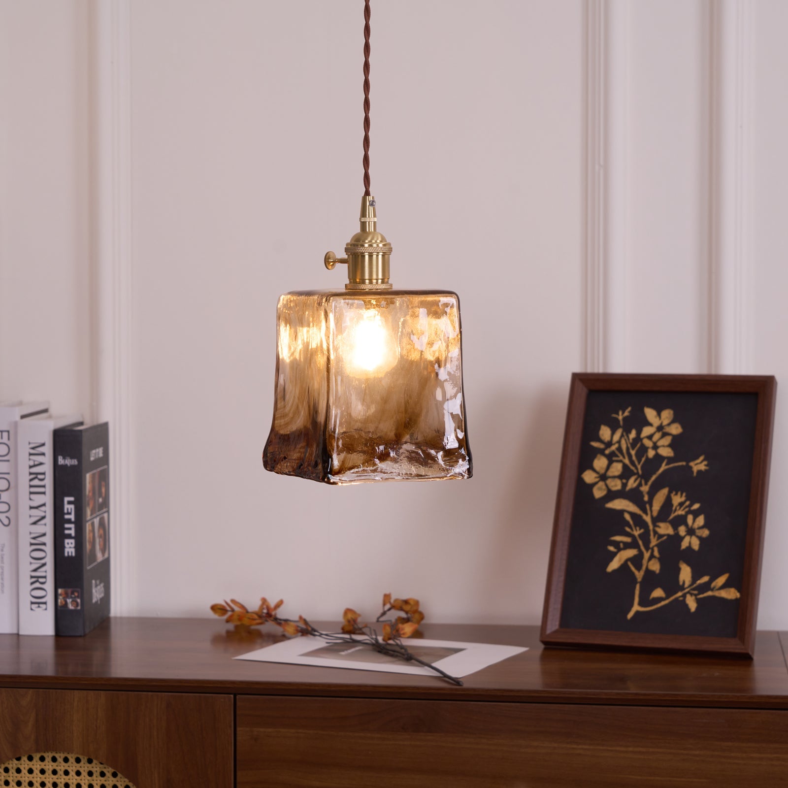 Lampa wisząca vintage Wikevol