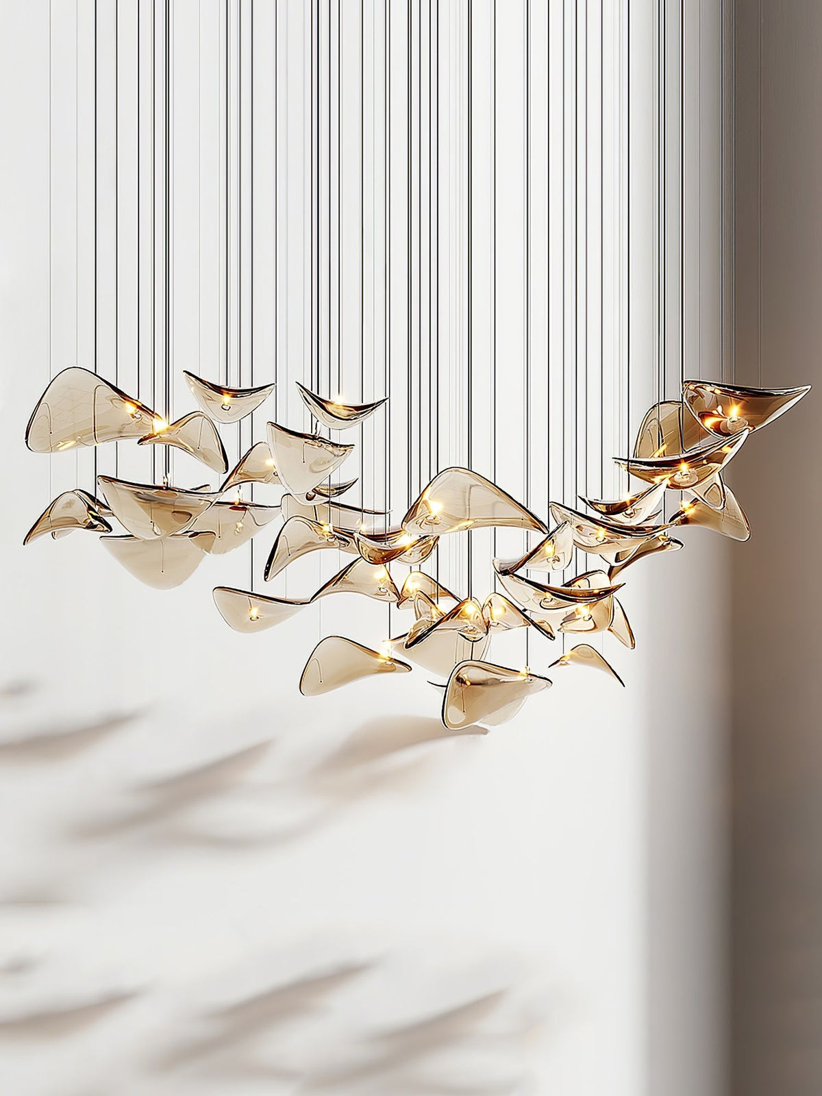Wave Floating Leaf Chandelier – detail 20