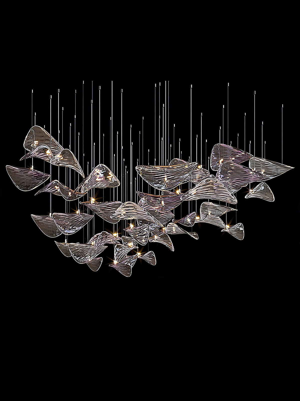 Wave Floating Leaf Chandelier – detail 26