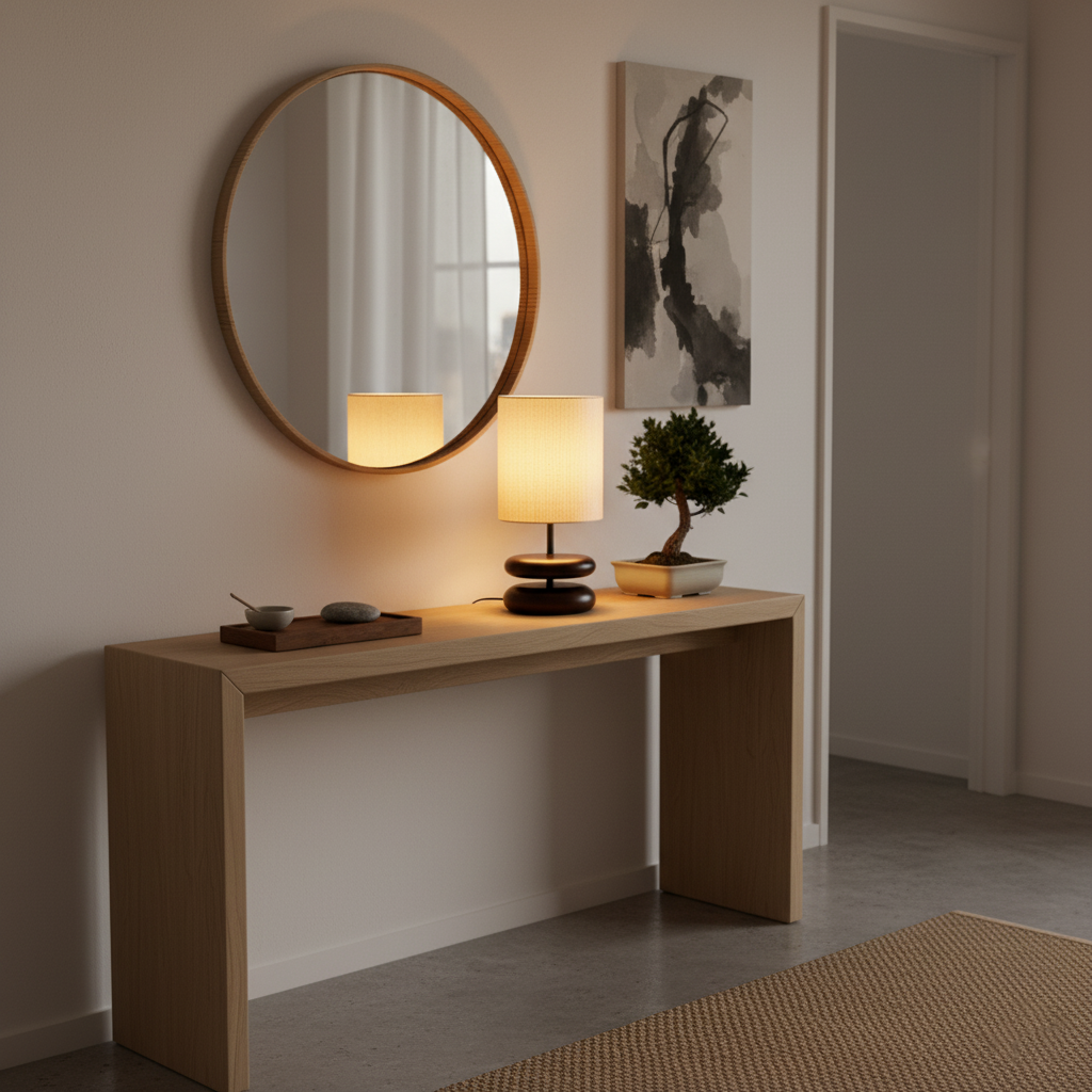 Wooden Modern Bedroom Table Lamp – detail 12