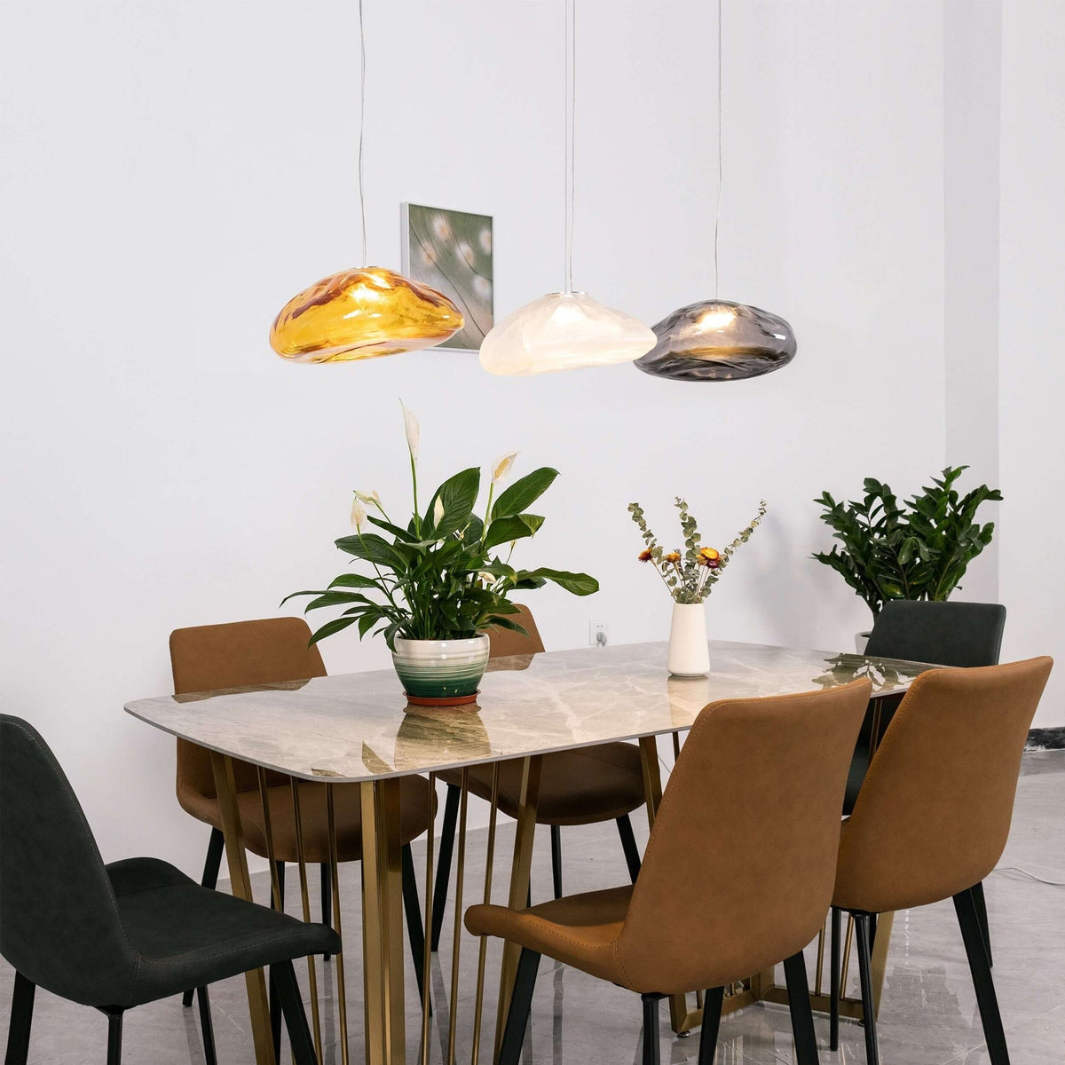 Lampa wisząca rzeźbiarska Lena