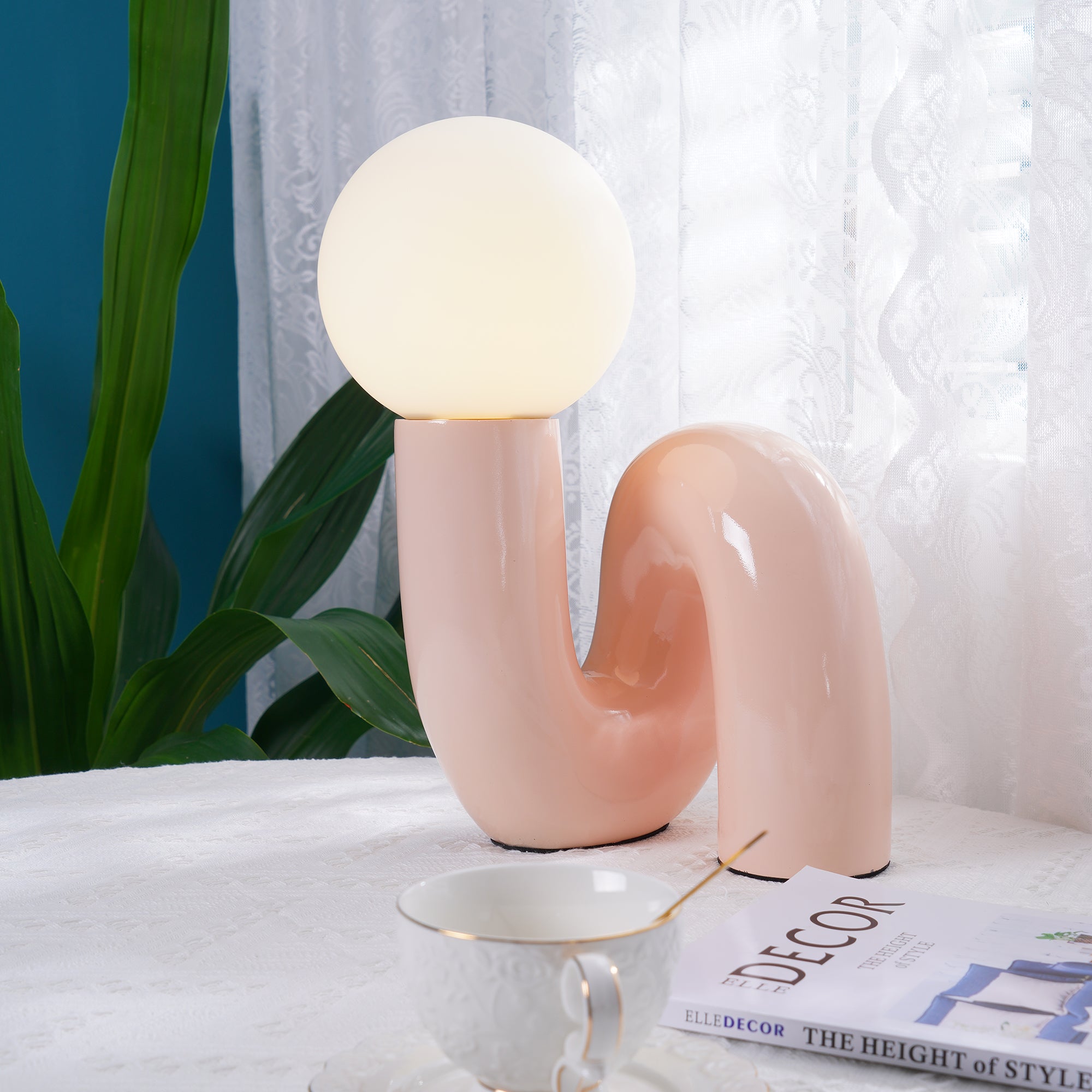 Lampa stołowa spiralna Radal