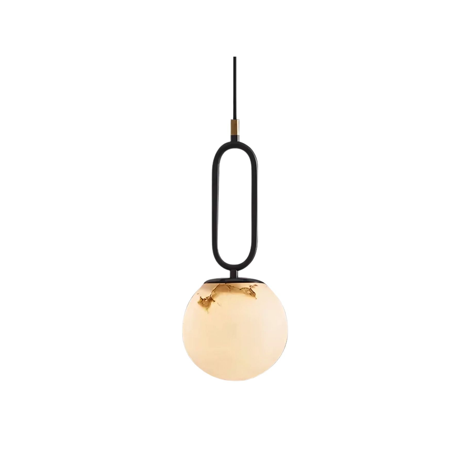 Lampa wisząca Lacose z alabastru