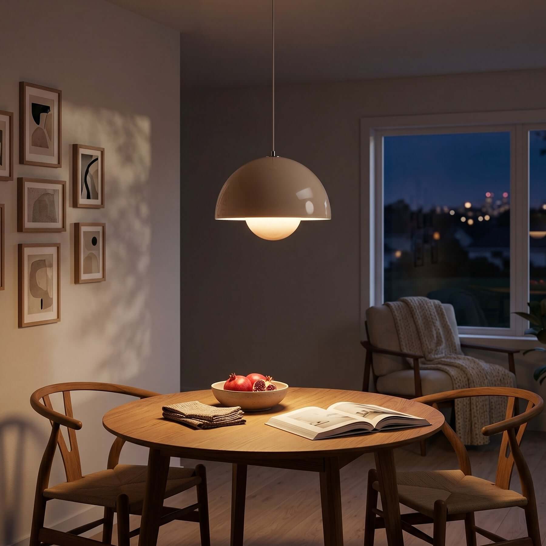 Lampa wisząca grzybkowa Lesra