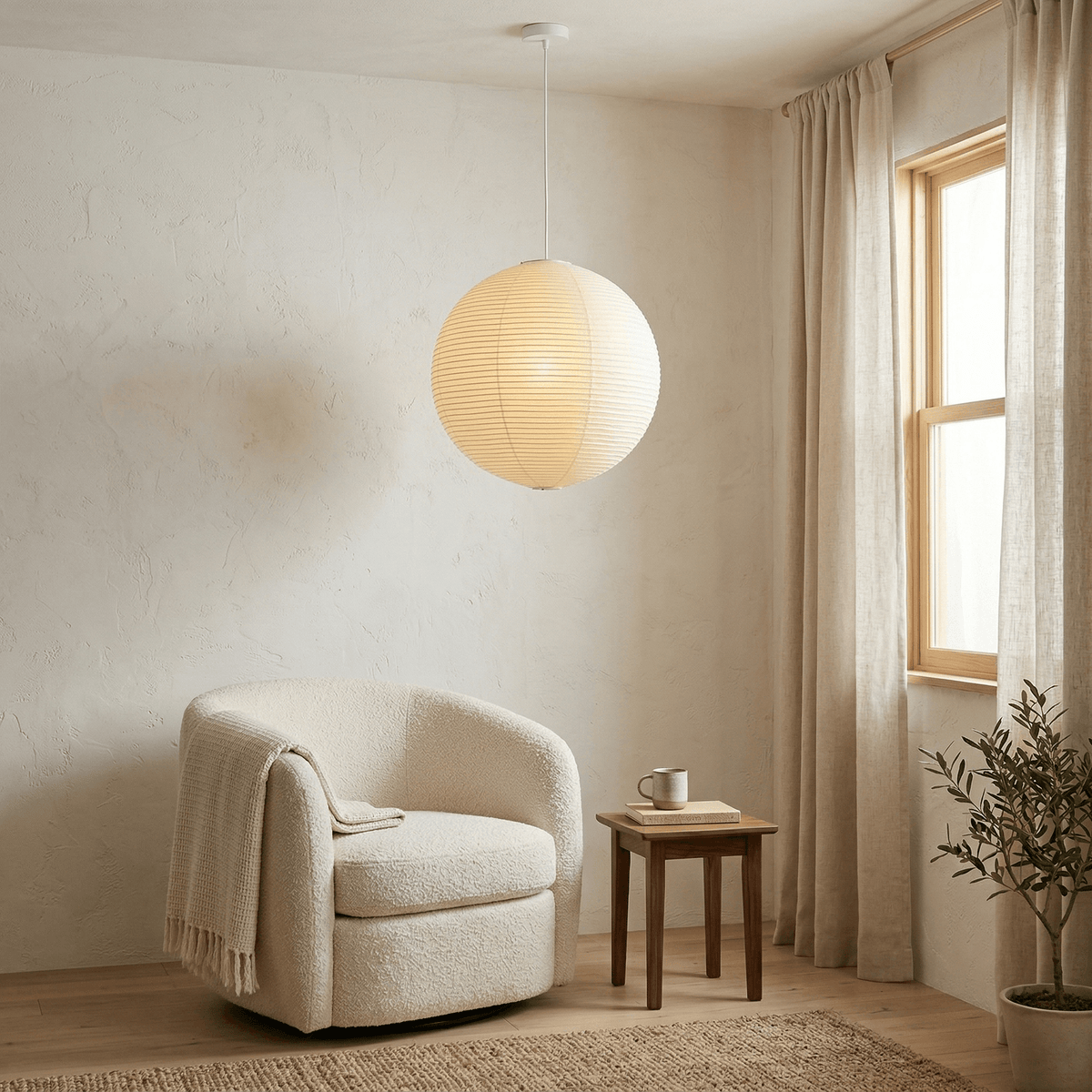 Lampa wisząca kulista Orme