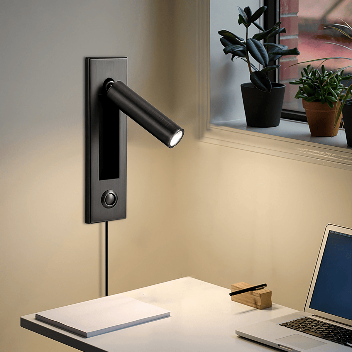 Embedded Bedside Plug-in Sconce – detail 2