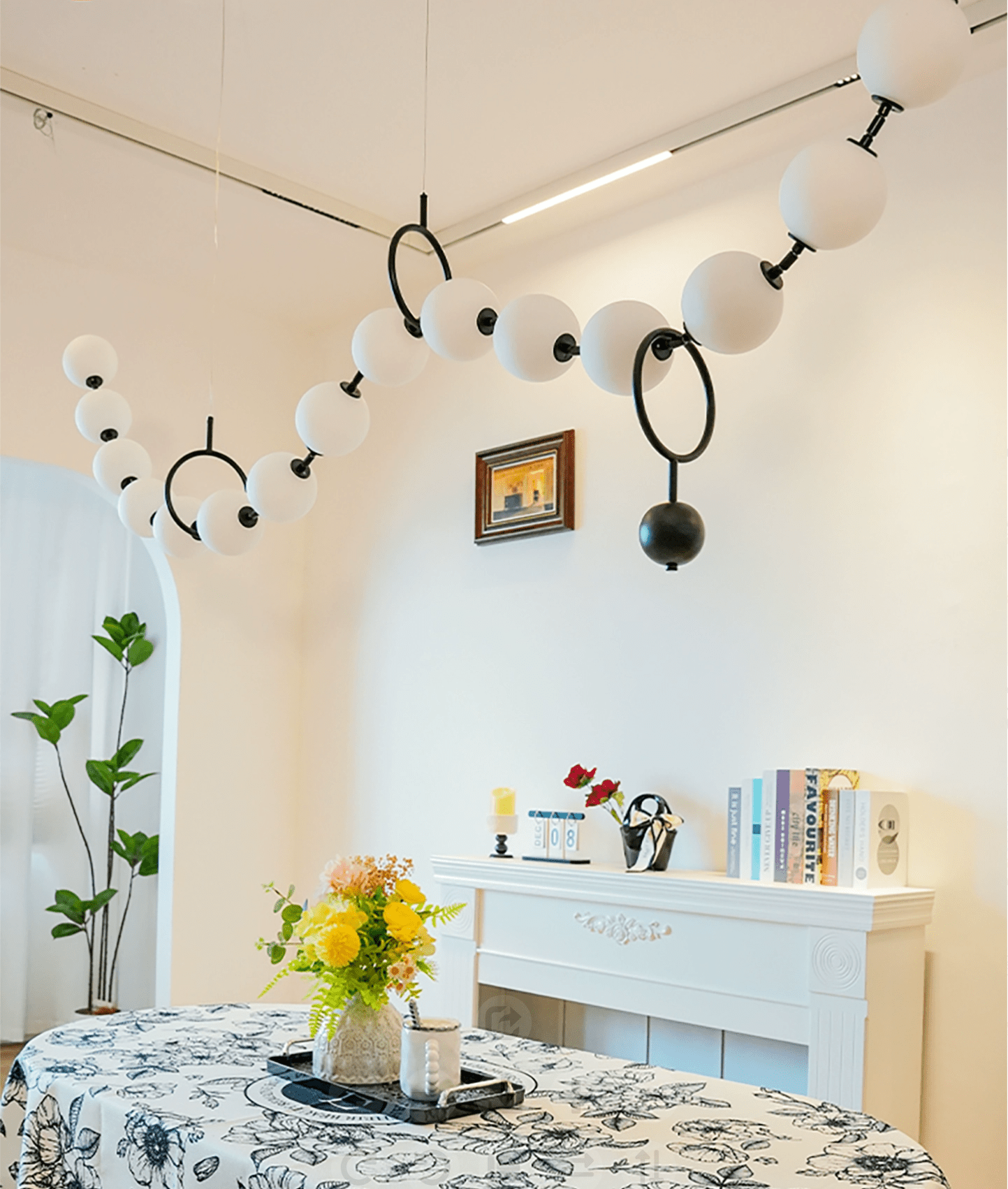 Lampa wisząca kulista Stanaldan