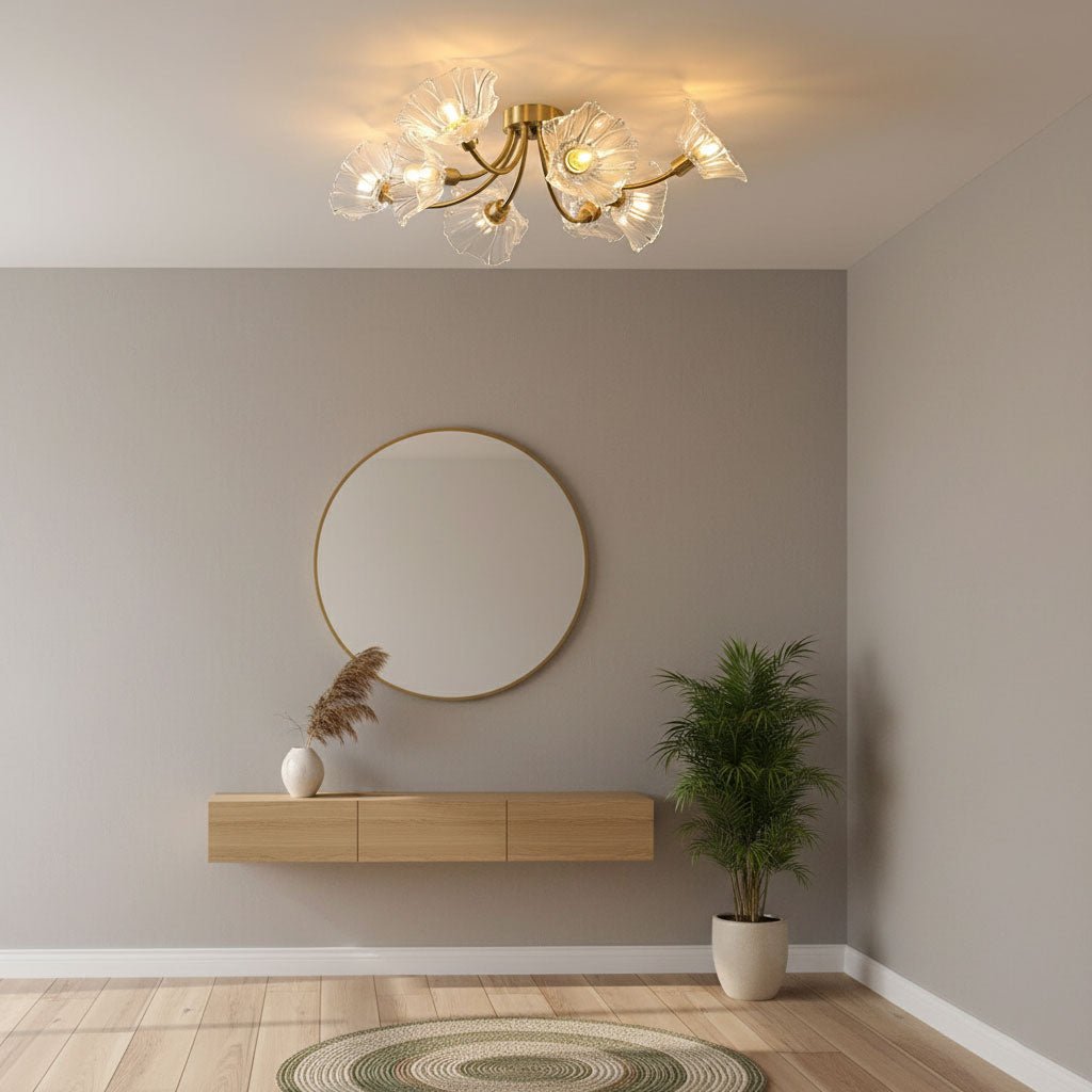 Kalin Flower Glass Ceiling Lamp – detail 8