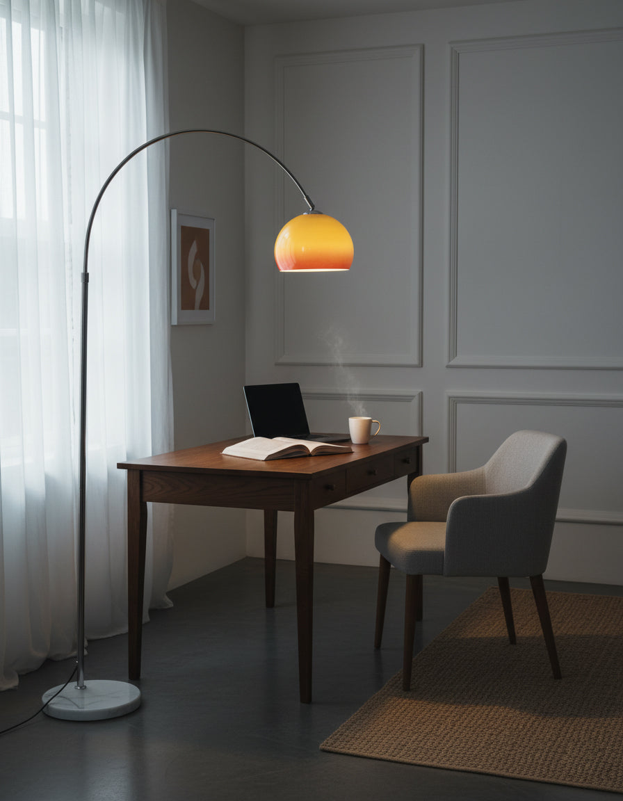 Lampa podłogowa łukowa Polma