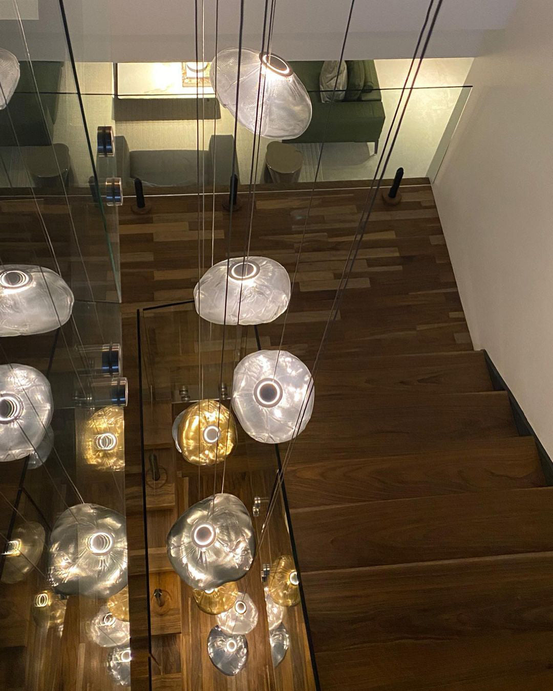 Dekorfine Random 73 Glass Pendant Light — Detail View 56