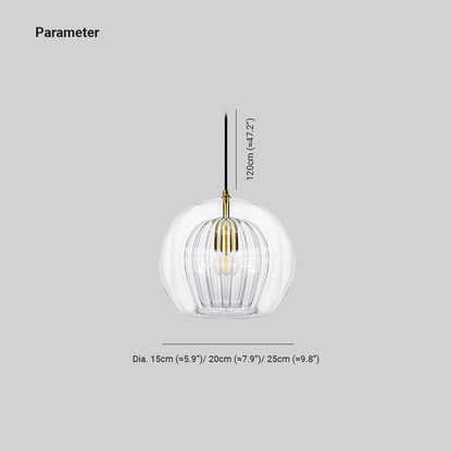 Lampa wisząca kula Darska