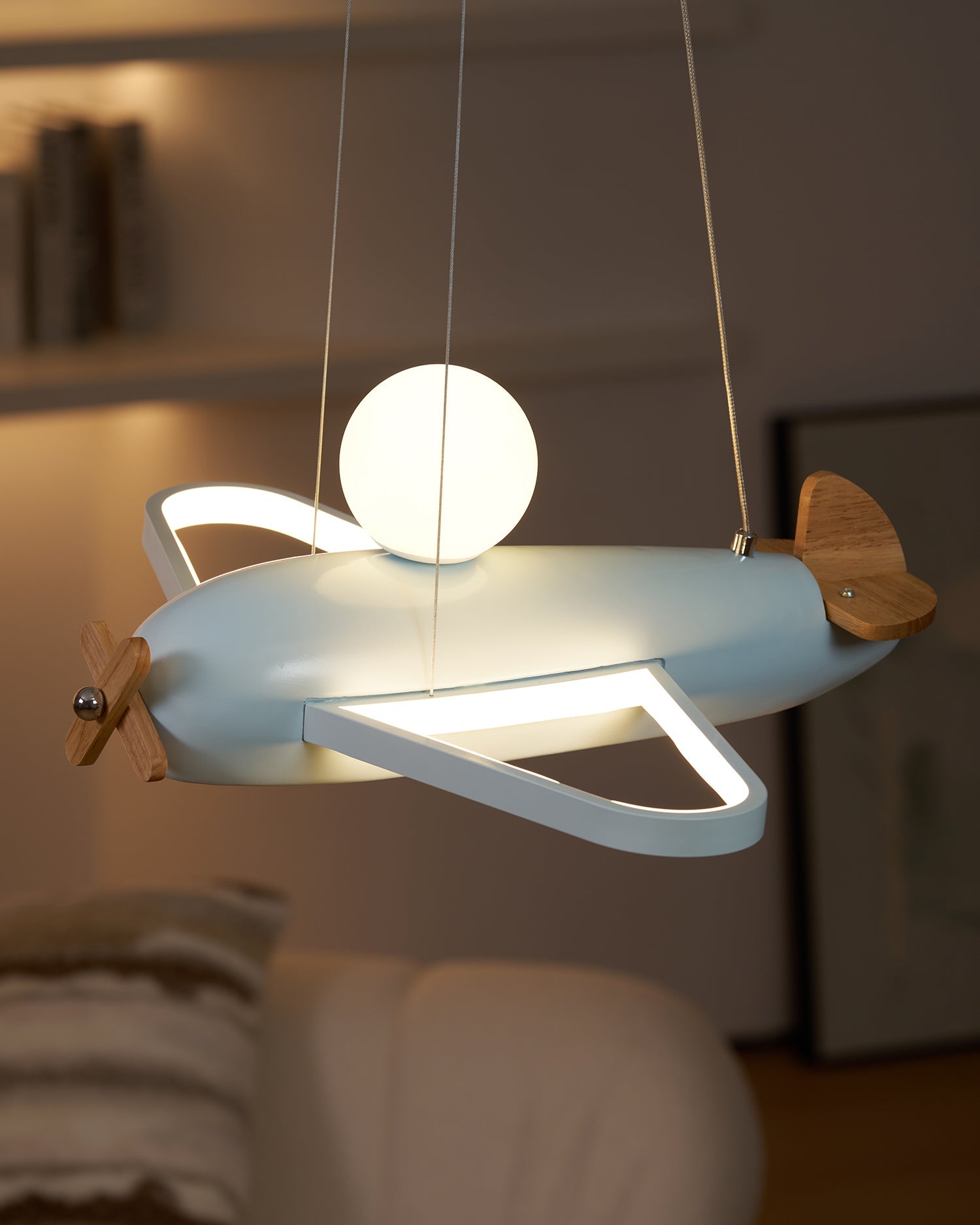 Lampa wisząca samolot Levkalen