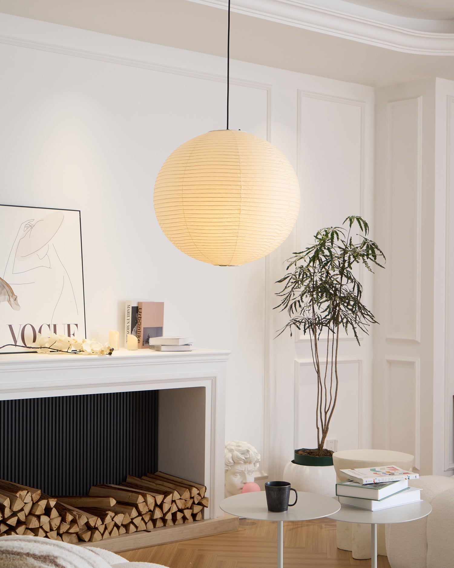 Lampa wisząca kulista Lenme