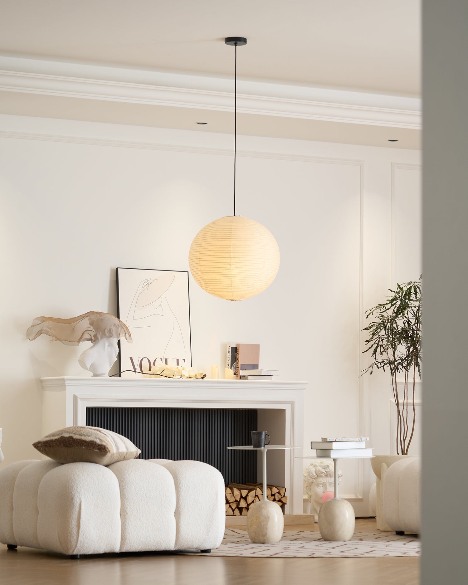Lampa wisząca kulista Lenme