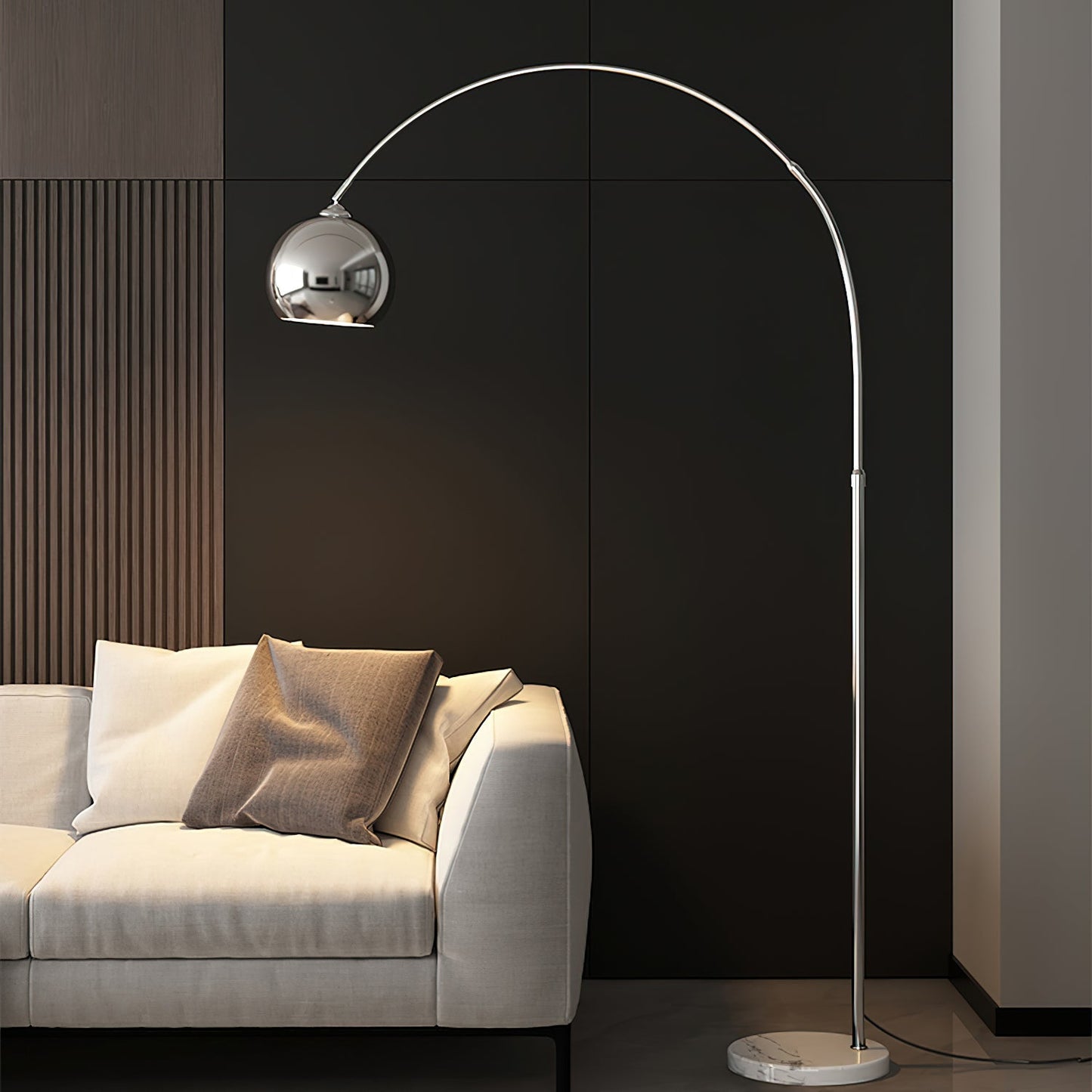 Lampa podłogowa nowoczesna Emkoe