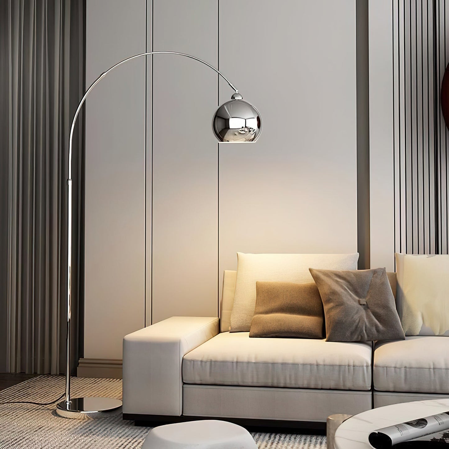 Lampa podłogowa nowoczesna Emkoe