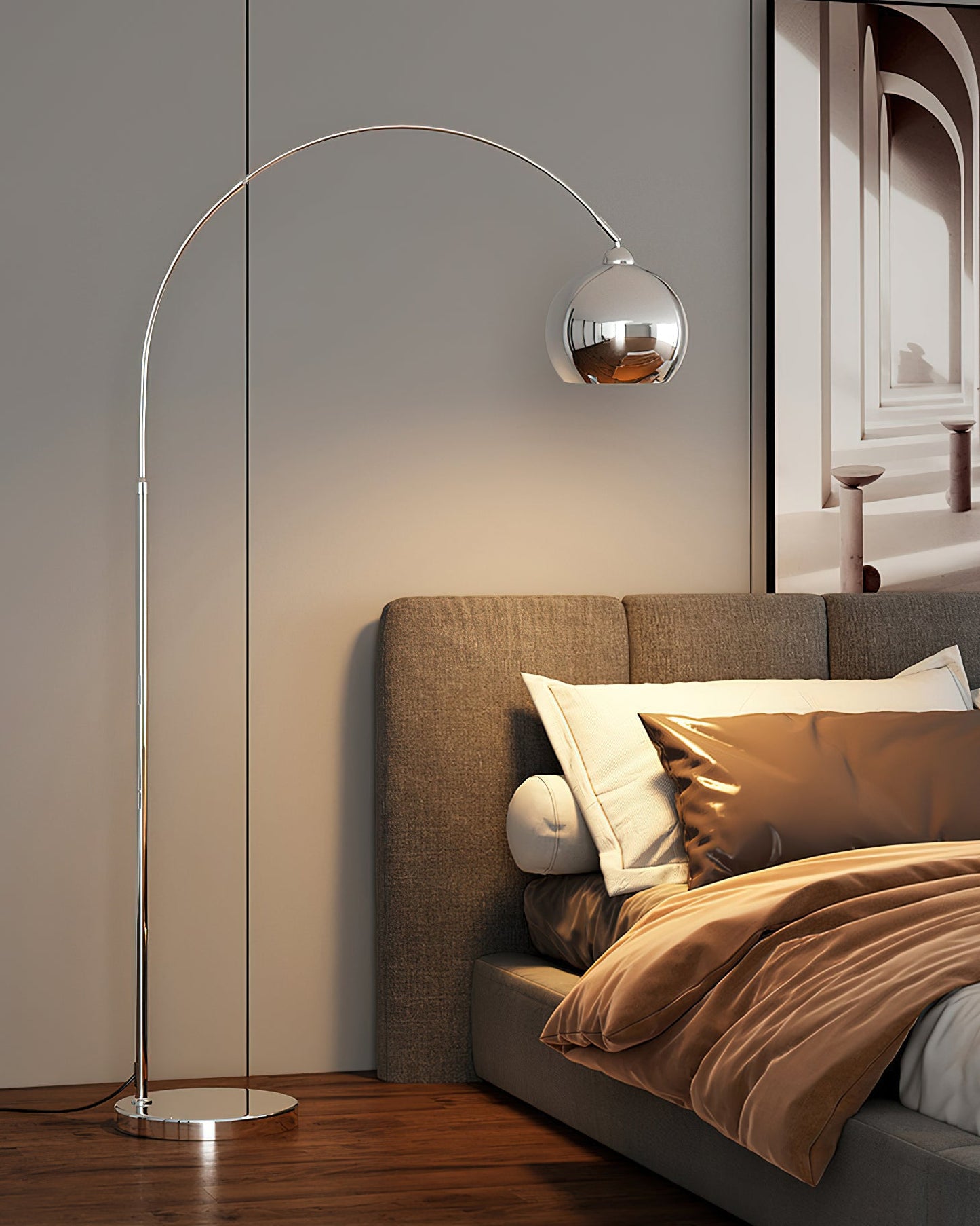 Lampa podłogowa nowoczesna Emkoe