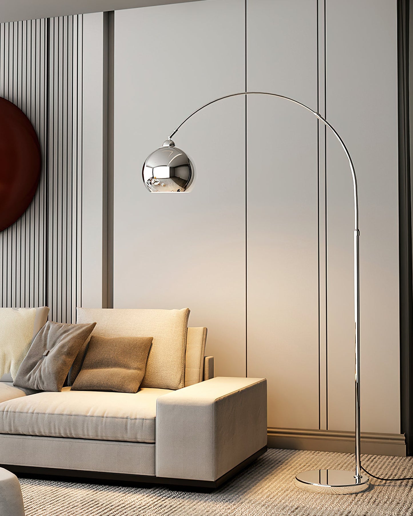 Lampa podłogowa nowoczesna Emkoe