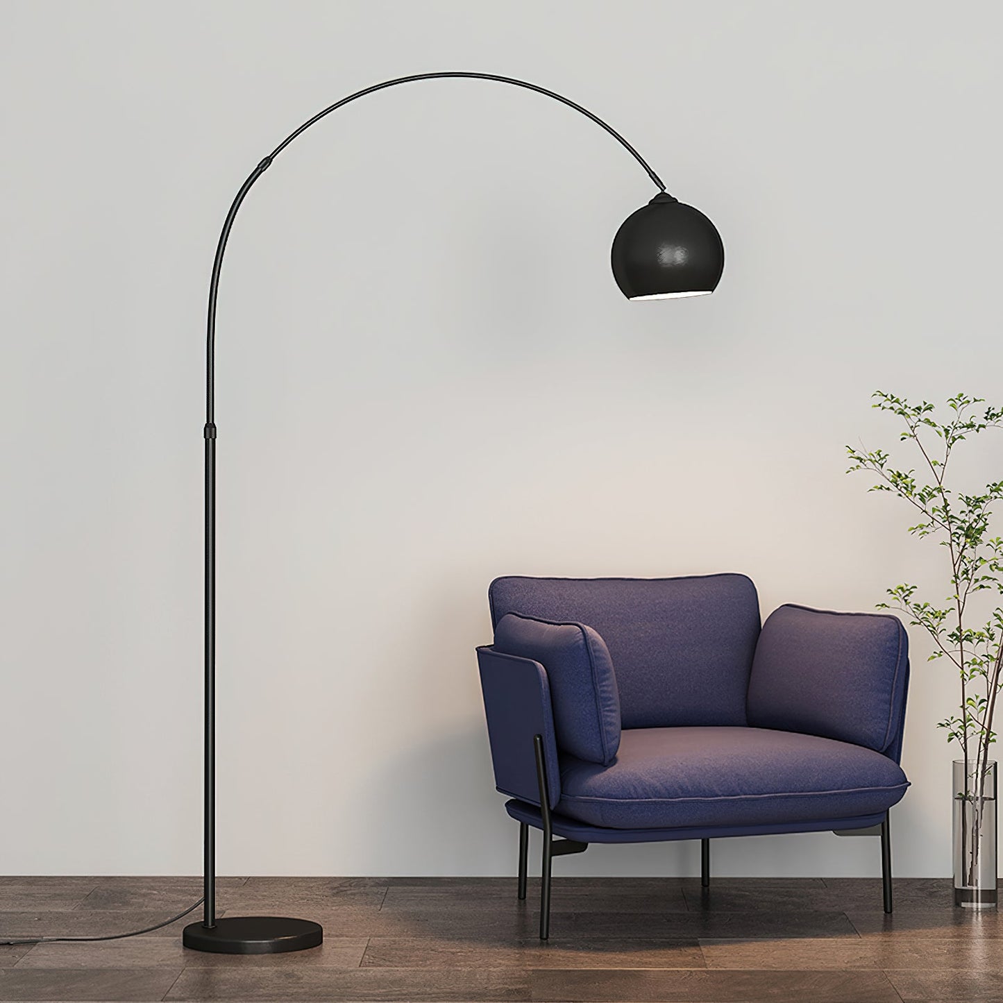 Lampa podłogowa nowoczesna Emkoe