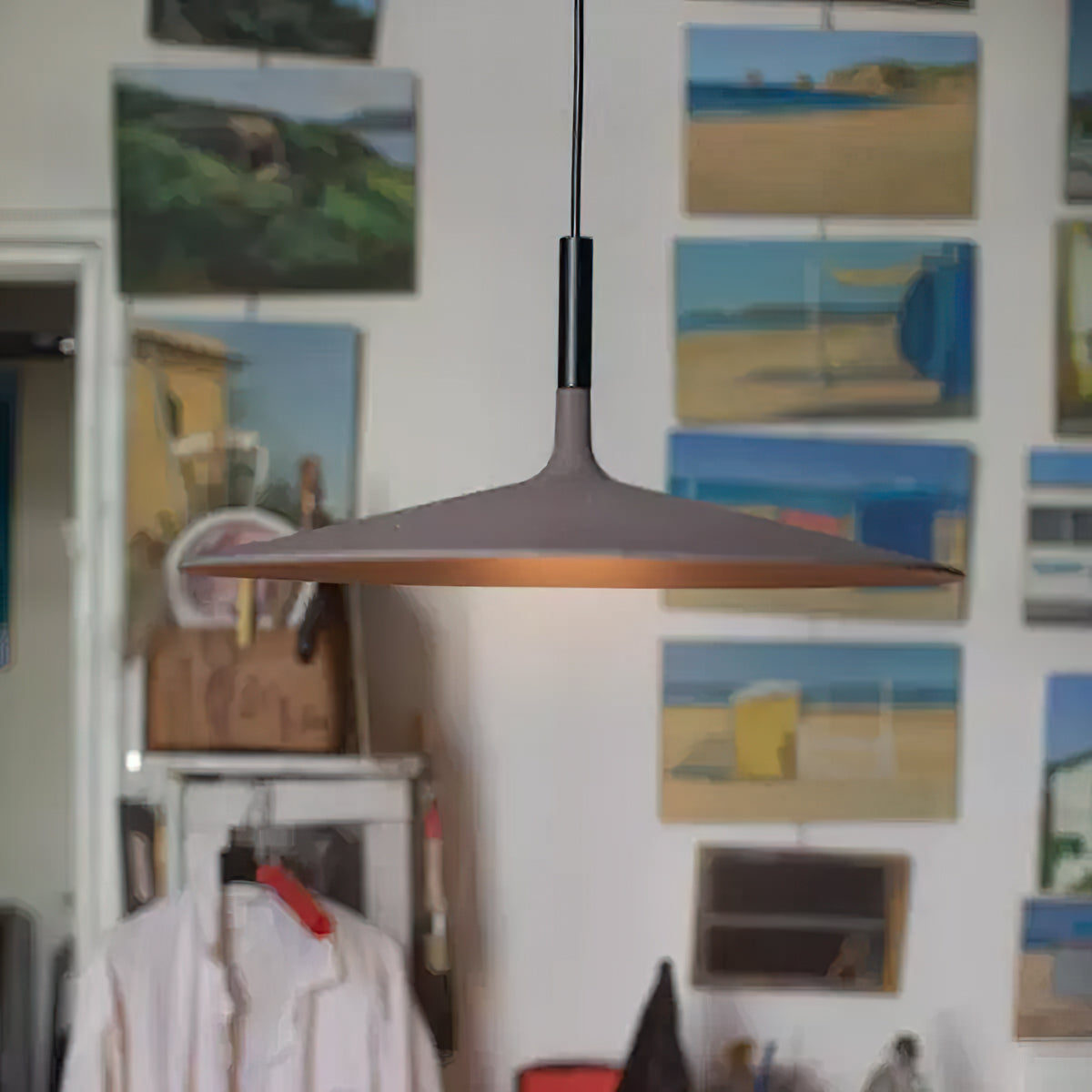 Lampa wisząca stożkowa Zalskiik