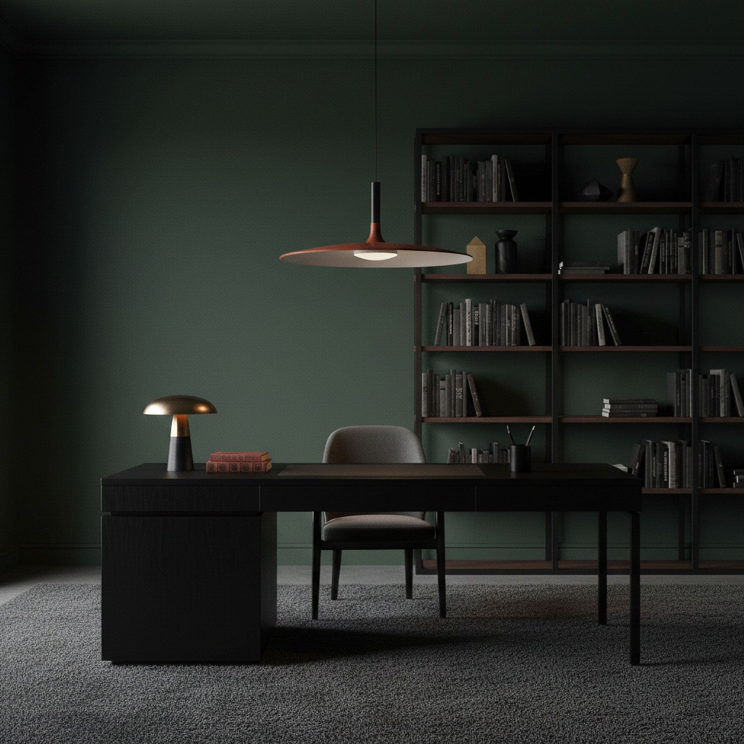 Lampa wisząca stożkowa Zalskiik