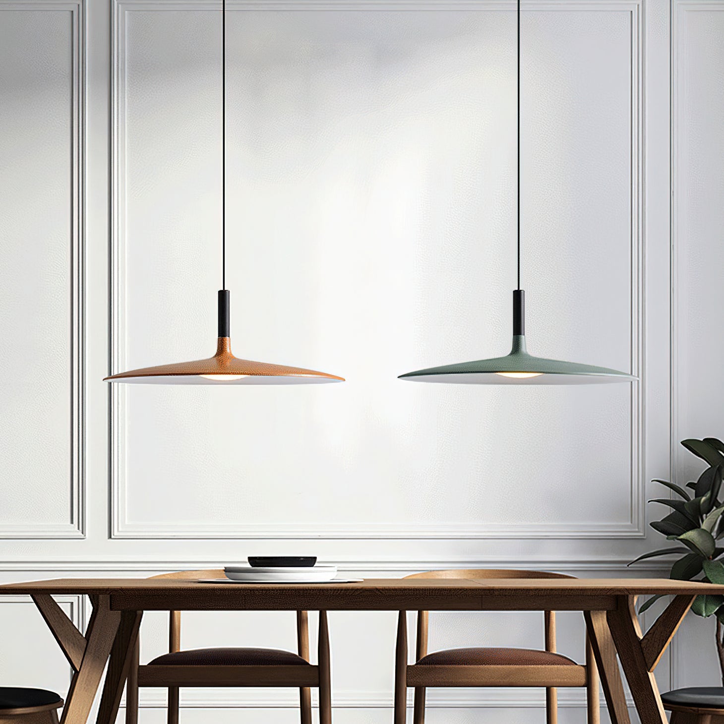 Lampa wisząca stożkowa Zalskiik