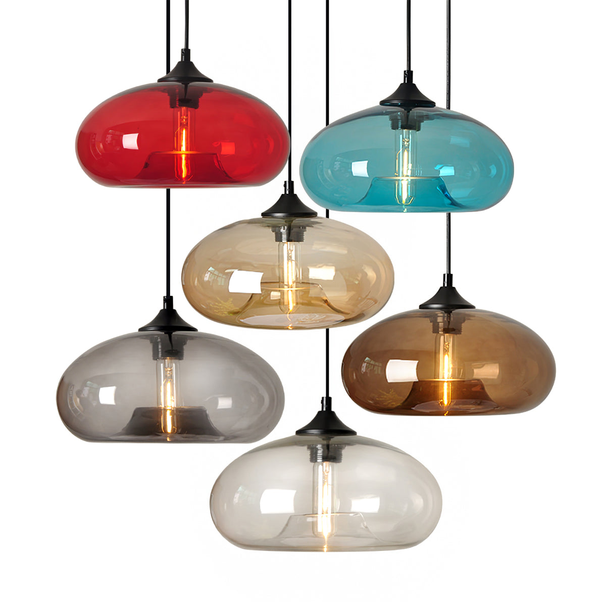 Lampa wisząca kulista Daru