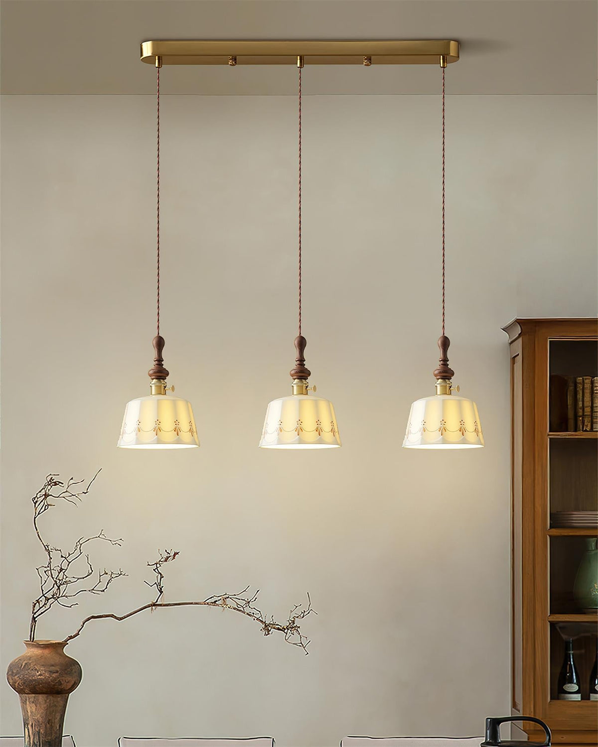 Lampa wisząca vintage Zelvik
