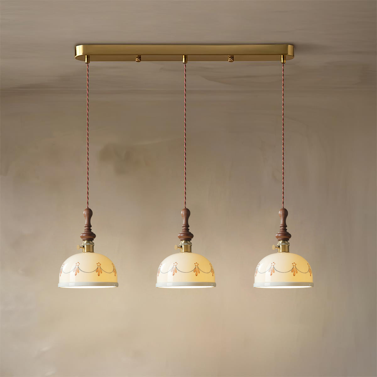 Lampa wisząca vintage Zelvik