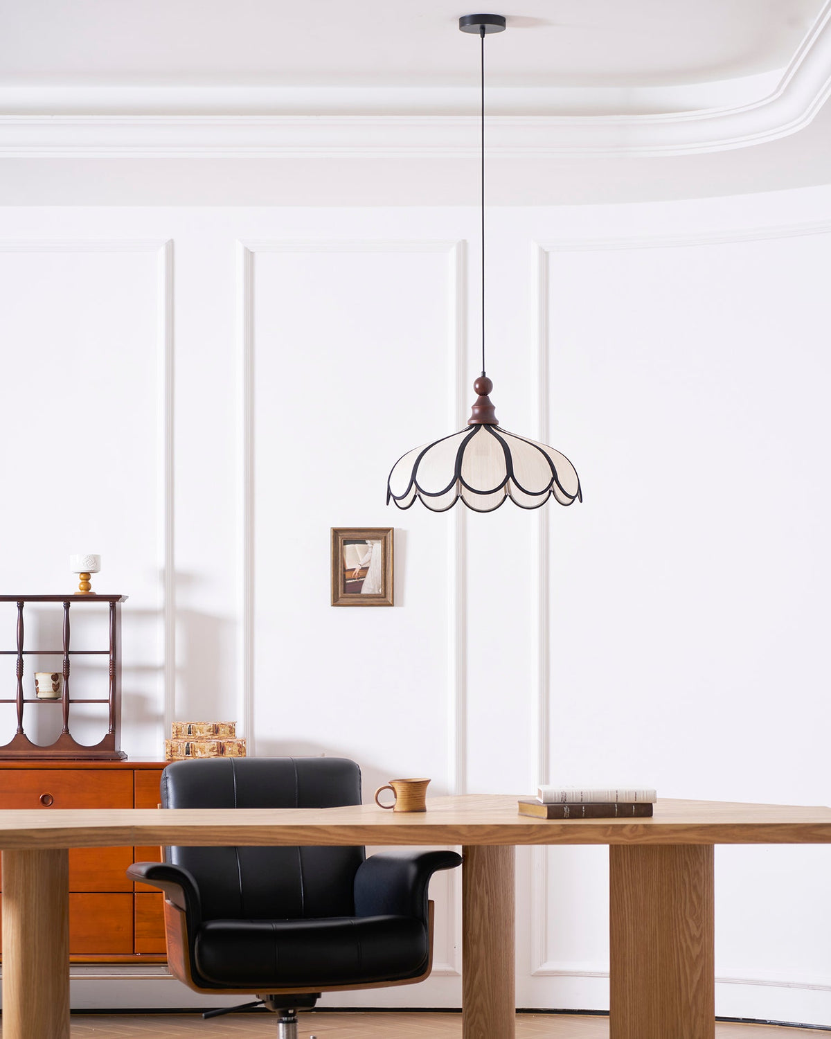 Lampa wisząca falista Wolekrik