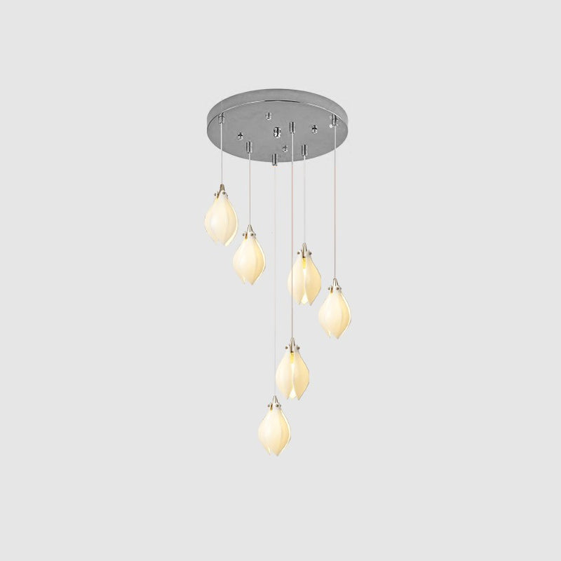 Lampa wisząca kwiatowa Jarel