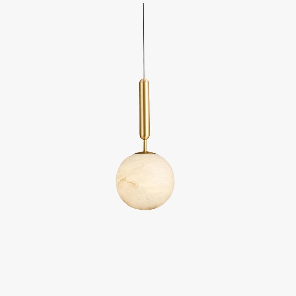 Lampa wisząca Mecora z trawertynu