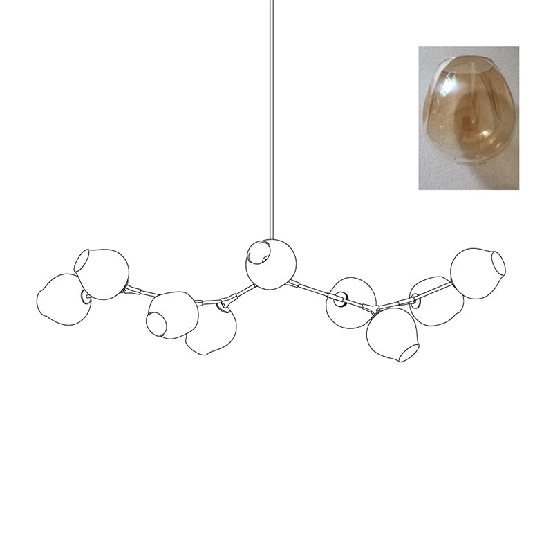 Perry Globe Horizontal Chandelier – detail 38