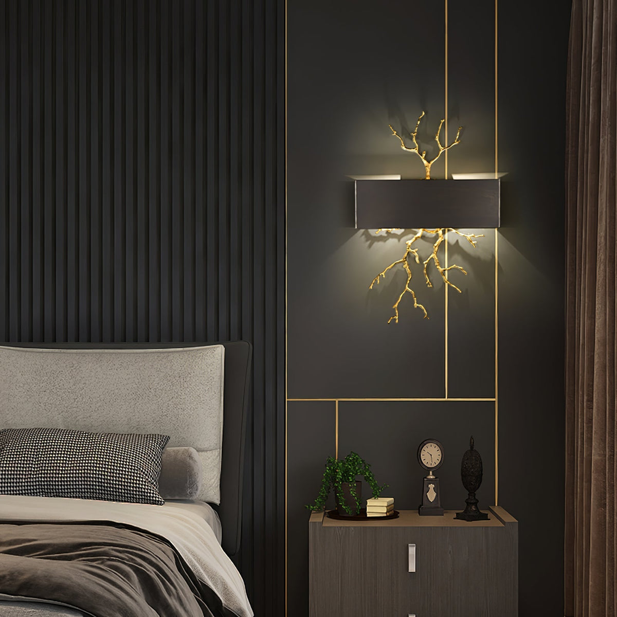 Brass Branch Wall Lamp – detail 25