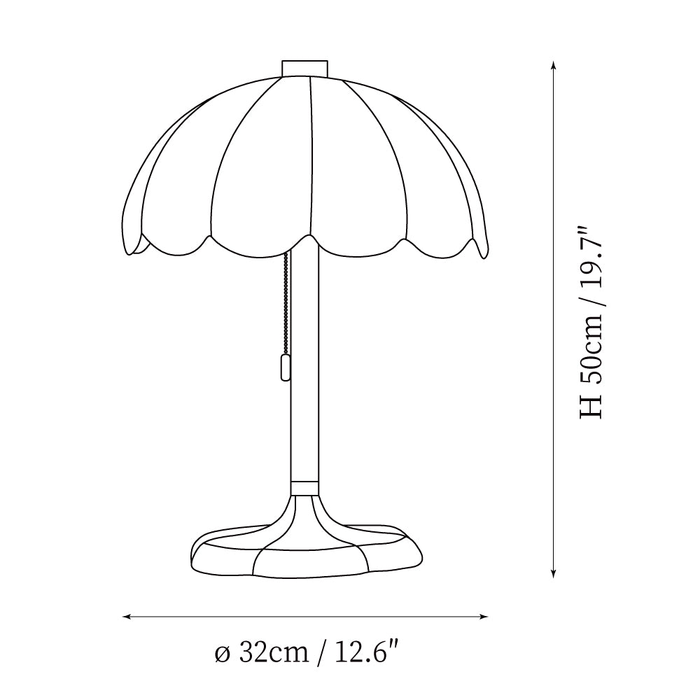 Lampa stołowa vintage Lorinnek