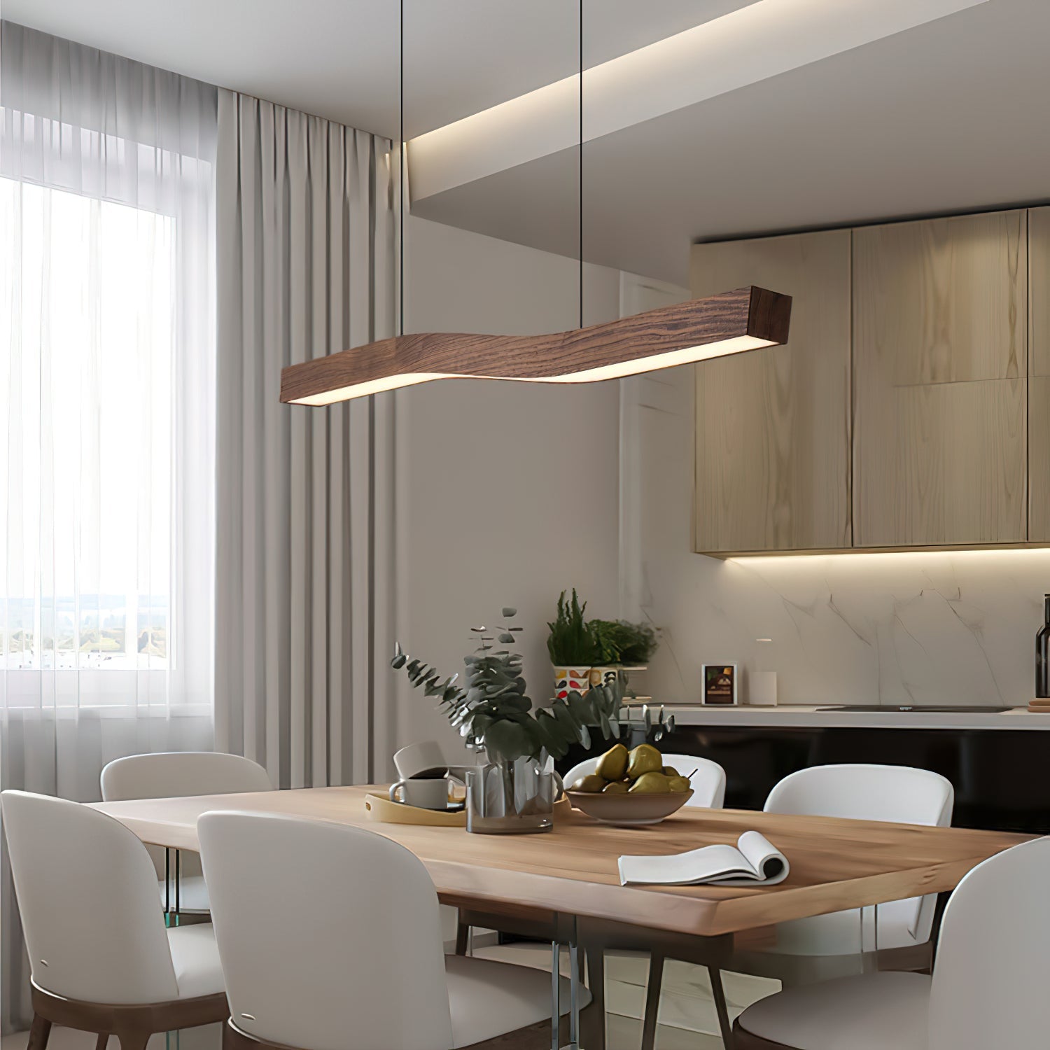 Lampa wisząca liniowa Emma