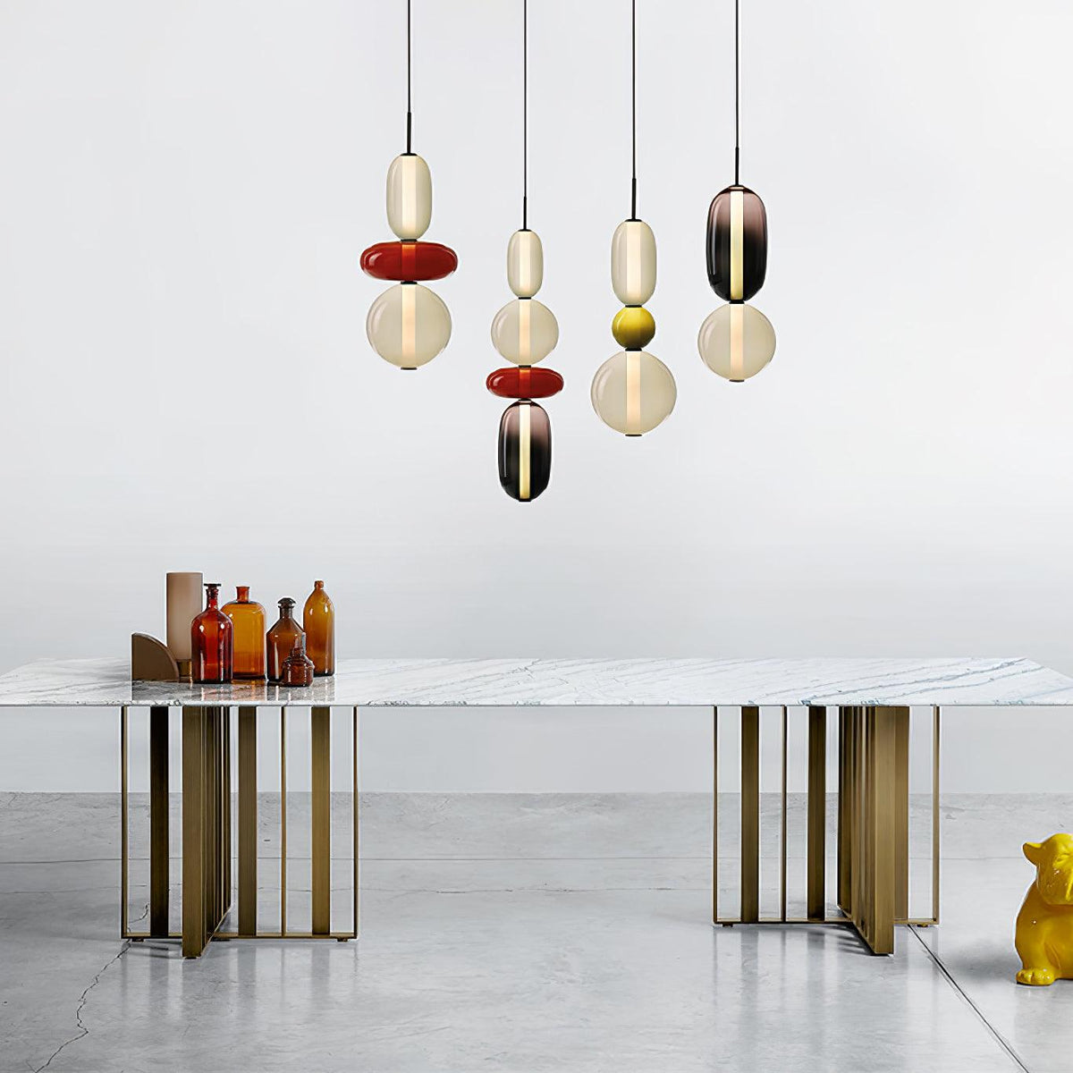 Candied Glass Combo Pendant Light – detail 7