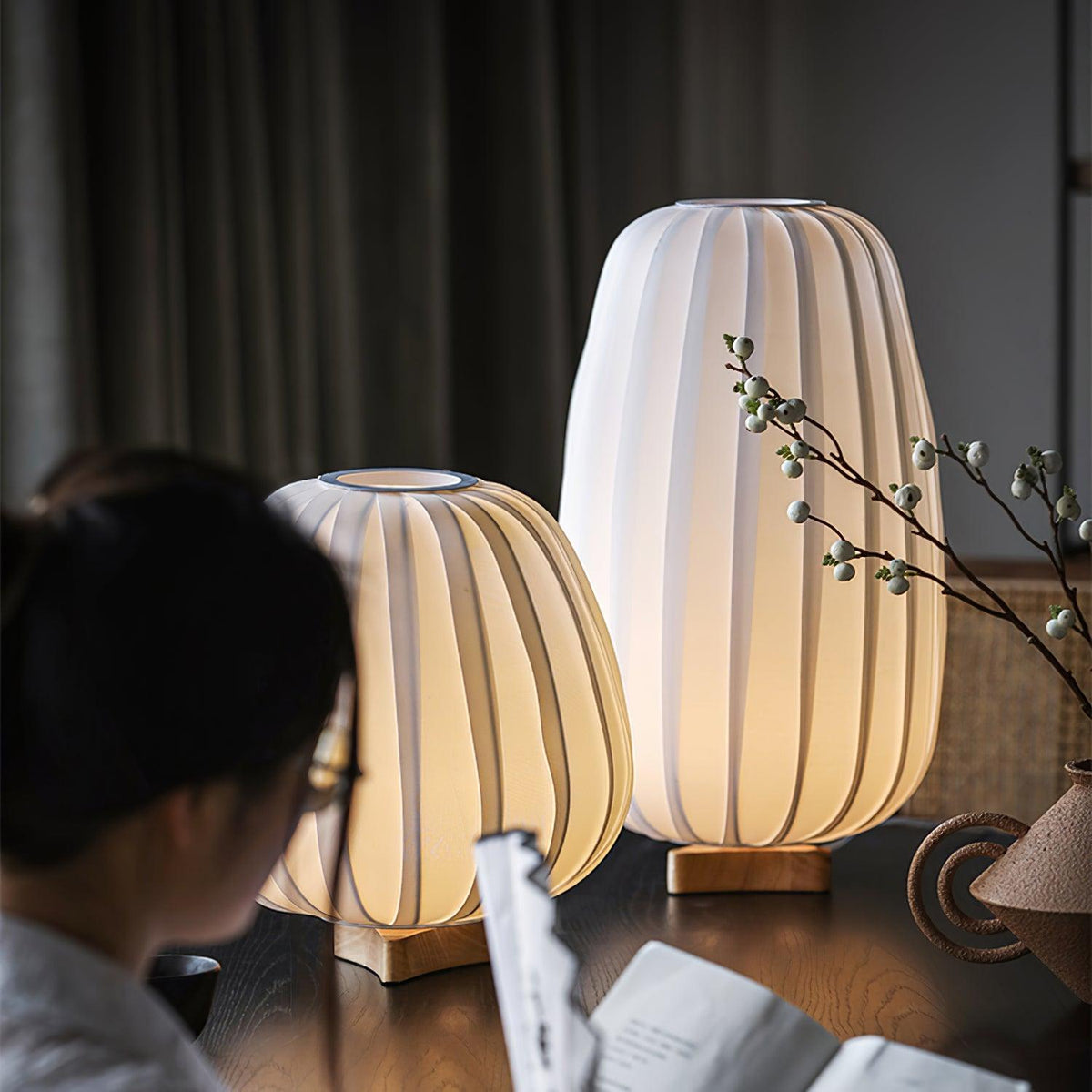 Fabric Minimalist Table Lamp – detail 31