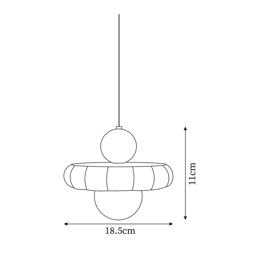 Lampa wisząca retro Galiro