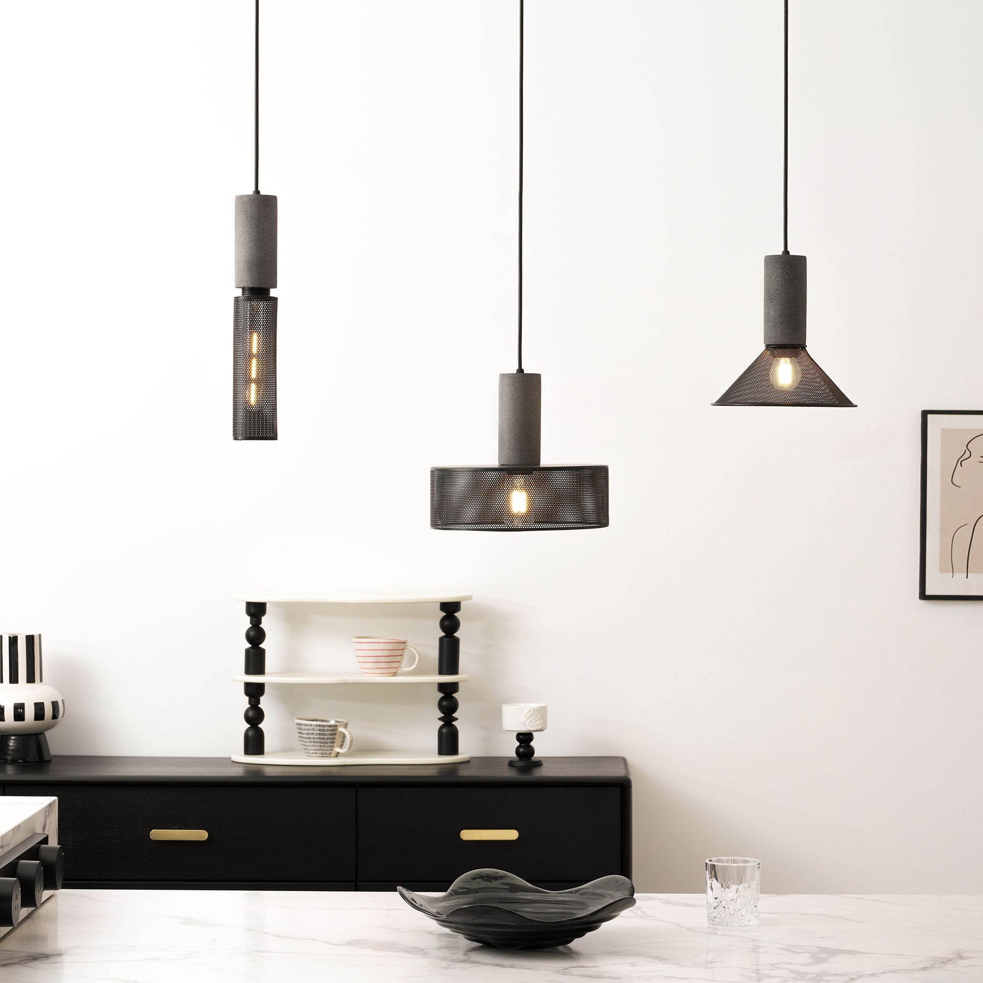 Lampa wisząca tubowa Wenanik