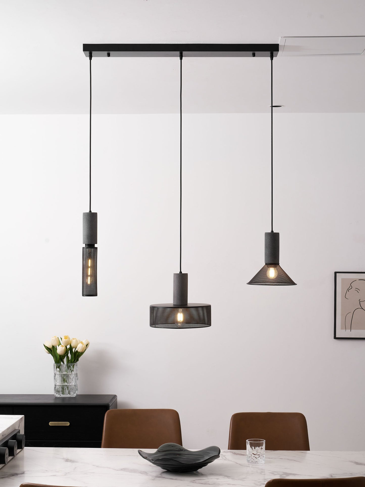 Lampa wisząca tubowa Wenanik