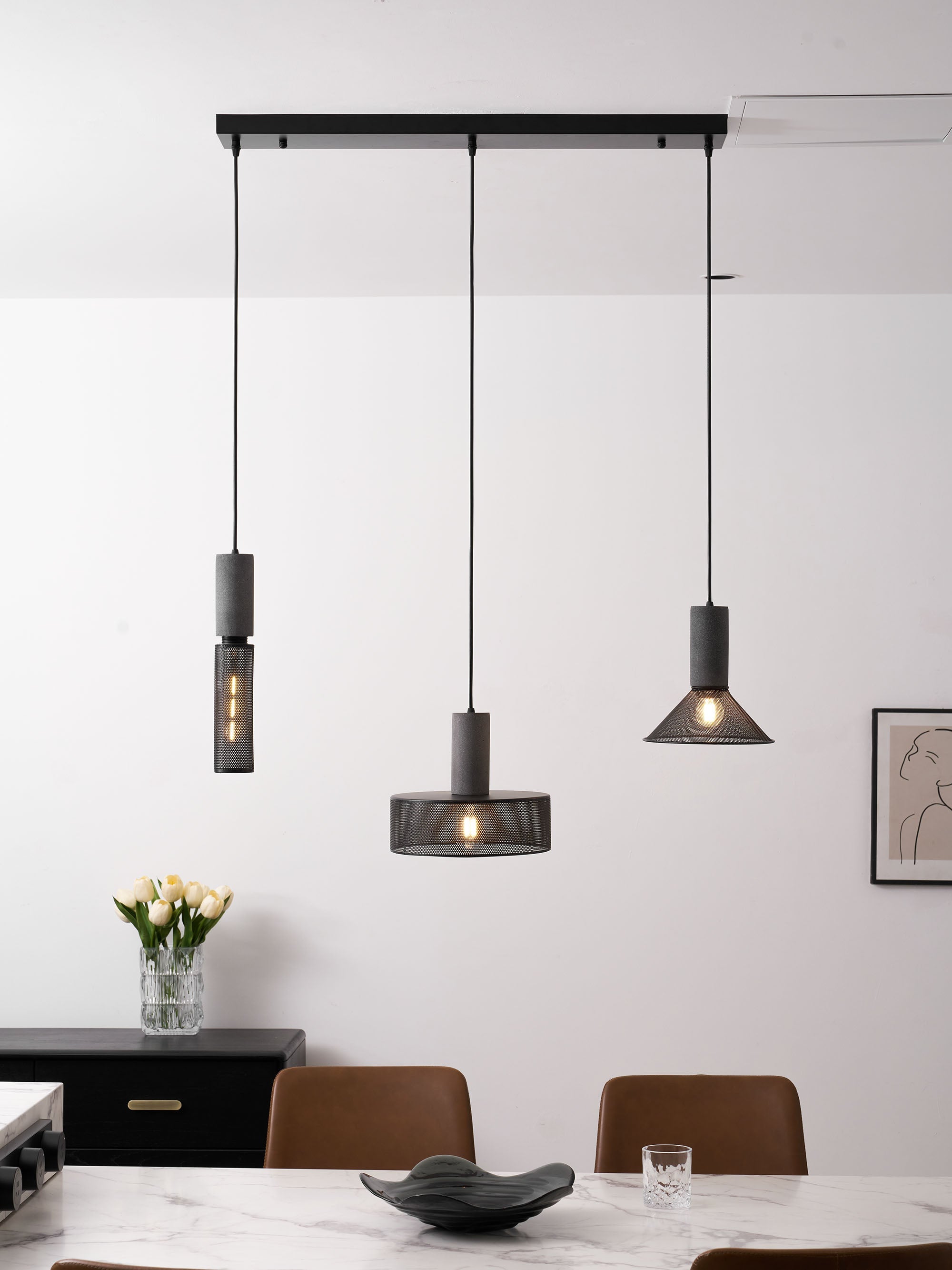 Lampa wisząca tubowa Wenanik