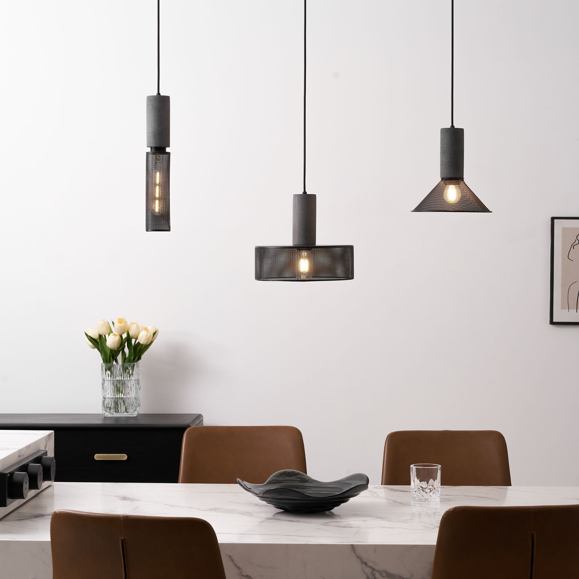 Lampa wisząca tubowa Wenanik